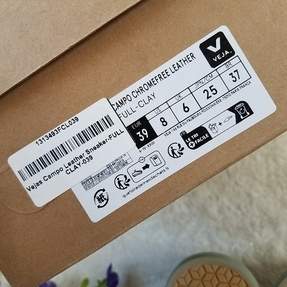 Veja Campo Leather Sneakers in Full Clay - Picture 8 of 8